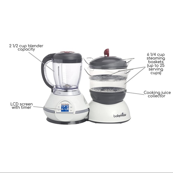 ⭐️HP⭐️NIB Babymoov Nutribaby 5in1 Baby Food Maker - Picture 4 of 15